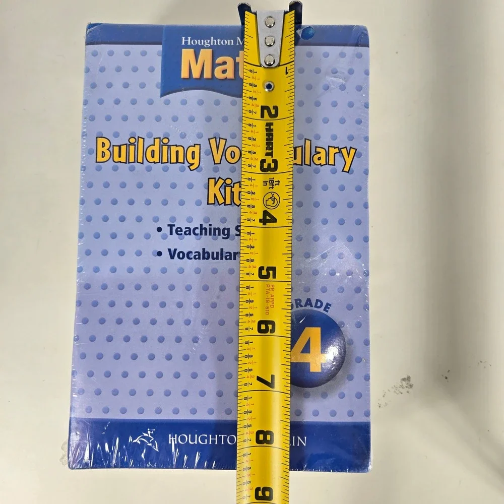Houghton Mifflin Math Building Vocabulary Kit Grade 4 Vocabulary Card New Sealed